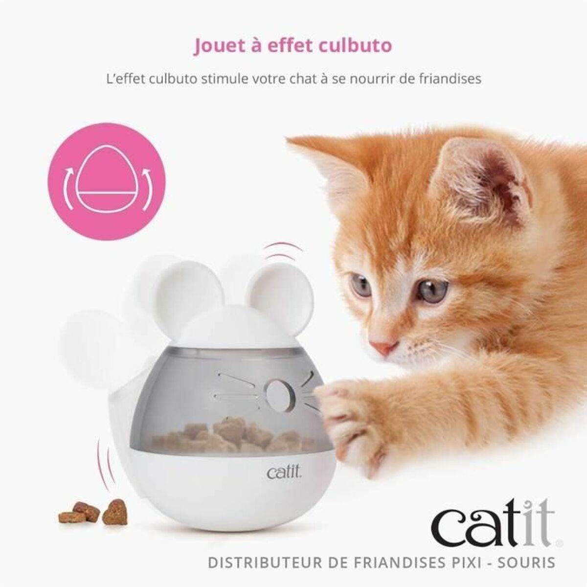 Automatic feeder Catit Mouse White Plastic 1 L-3