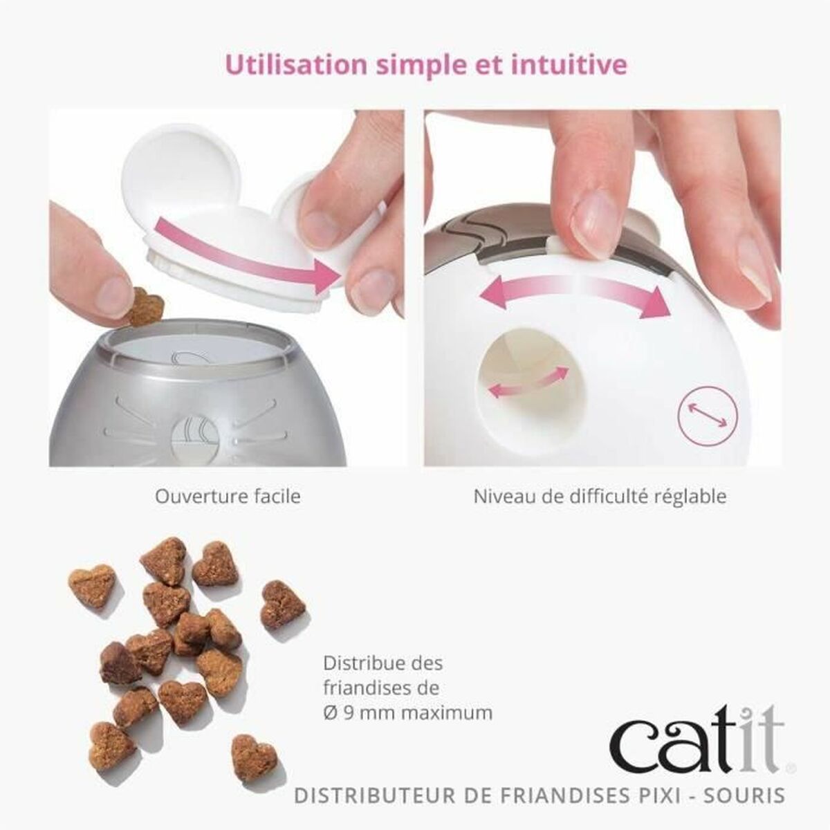 Automatic feeder Catit Mouse White Plastic 1 L-1