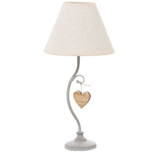 Desk lamp Alexandra House Living White Metal 40 W 23 x 48 x 23 cm-0