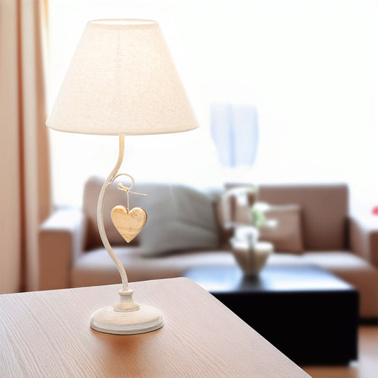 Desk lamp Alexandra House Living White Metal 40 W 23 x 48 x 23 cm-1
